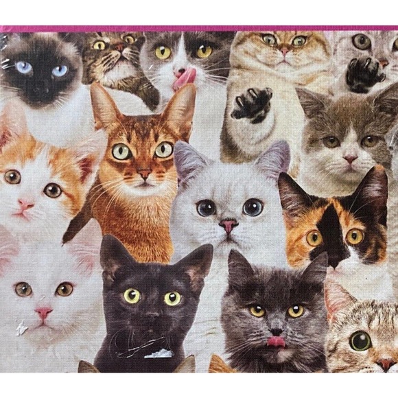 All‎ The CATS Peter Pauper Press JIGSAW PUZZLE 1000 Piece 28”x20”Funny Cute NEW - Picture 7 of 10